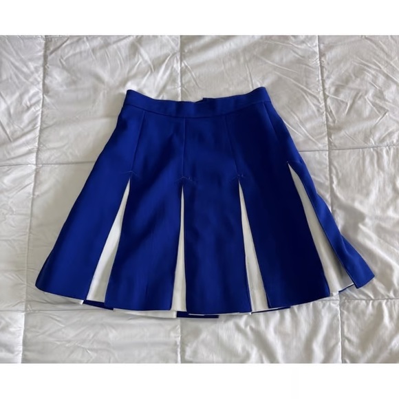 Vintage Cheerleader Uniform Debbie Lynn Halloween Costume Skirt Blue White Small - Picture 1 of 6